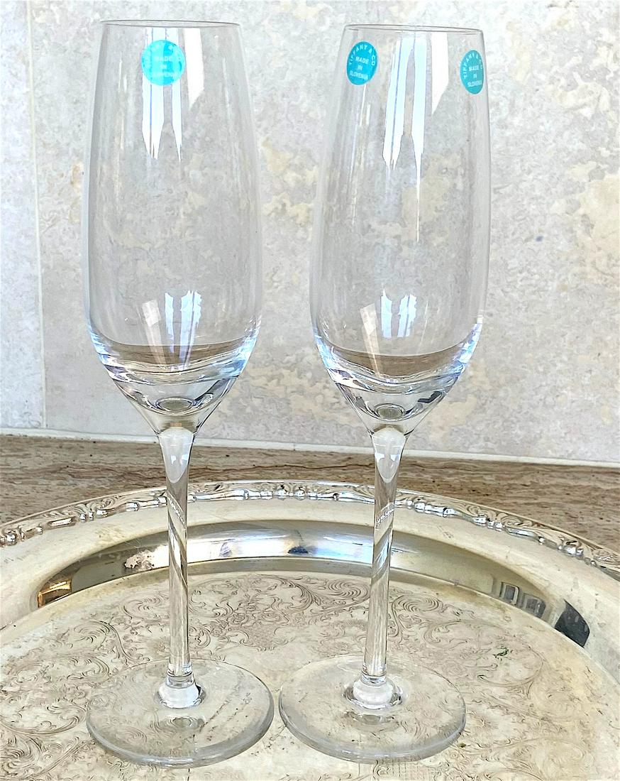Pair of Tiffany & Co. 50 Year American Express Member: Dimension: 9 ½” x 2 ½” Total Weight: 1 lbs Reserve: $10.00 Shipping: Domestic: Flat-rate of $20.00 to anywhere within the contiguous U.S. International: Foreign shipping rates are determined by 