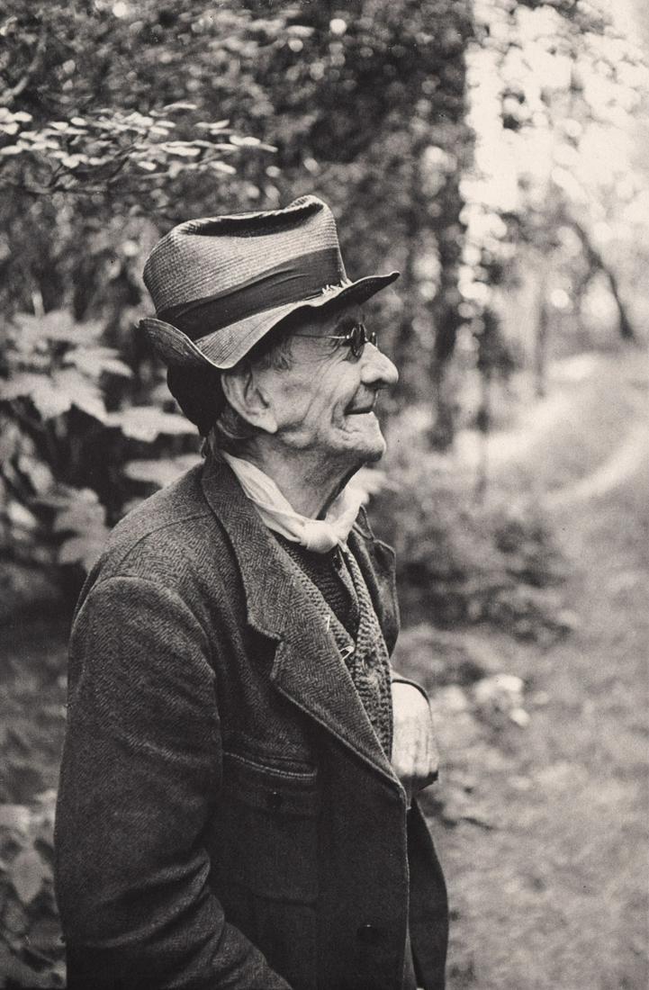 HENRI CARTIER-BRESSON - Paul Leautaud, 1952: Artist: HENRI CARTIER-BRESSON Print Title: Paul Leautaud, 1952 Printing Date: 1980’s Medium: PhotoLitho Printed in: Spain Image Size: approx. 10 x 6.5” Henri Cartier-Bresson (August 22, 1908 – 