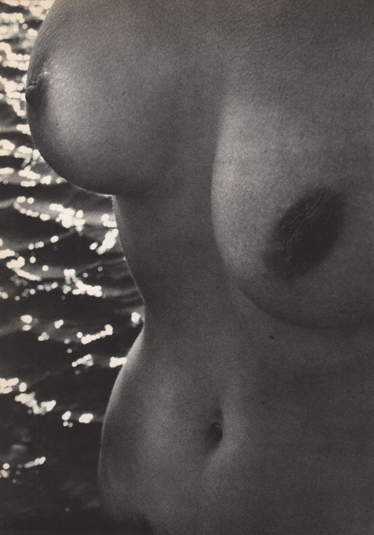 LUCIEN CLERGUE- Nude closeup: Artist: LUCIEN CLERGUE Print Title: Nude closeup Printing Date: 1970’s Medium: Photoengraving Printed in: Canada Image Size approx.: 11 x 7.5” Lucien Clergue (French: 1934 – 2014)was a French p
