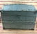 Antique C1890's Victorian Blue Boy Carriage Trunk