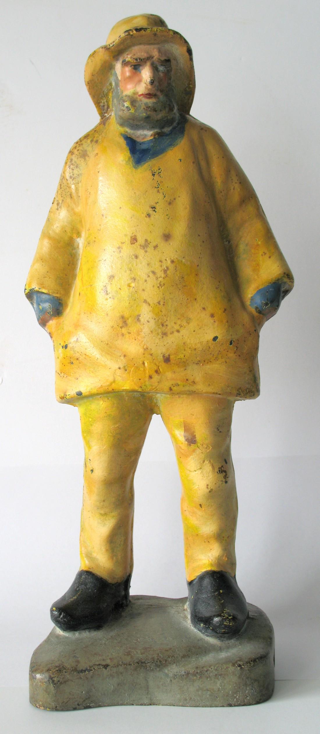 Huge early cast iron Old Salt doorstop. (1 of 2)