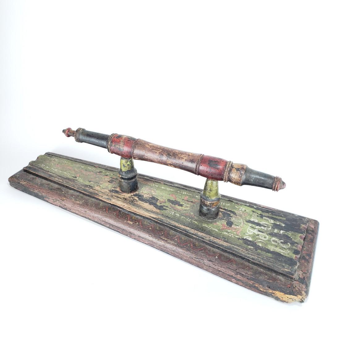 19th c. Bed Smoother w/ Old Paint (1 of 4)