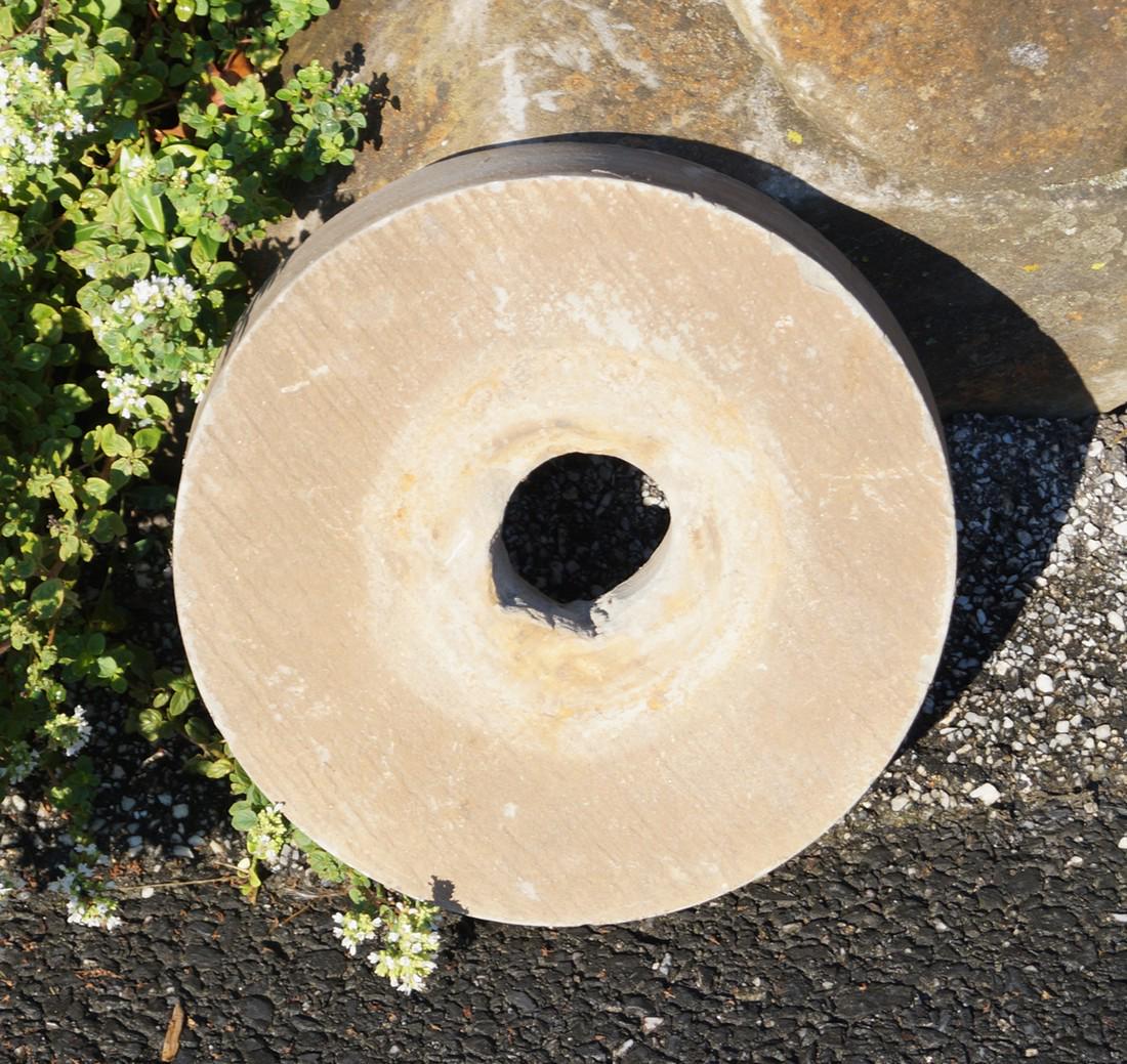 Antique Grinding Stone Garden Accent (1 of 2)