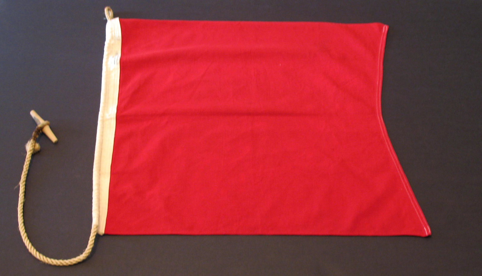 Vintage nautical pennant.: Title: Vintage nautical pennant. Description: Nice vintage nautical pennant in great condition. Dimensions: 22” X 23” Circa: 1950's Shipping: Domestic: Flat-rate of $15.00 to anywhere within the c