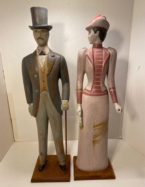 Pair of Carved Figures (1 of 9)