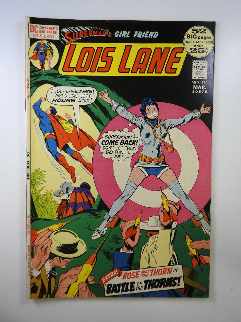 Superman's Girlfriend Lois Lane #120: No Reserve! Superman's Girlfriend Lois Lane #120: FN- Shipping: Individual Comics: Flat-rate of $9.99 (1-8 comics) or $19.99 (9+ comics) to anywhere within the contiguous U.S. International: Foreign s