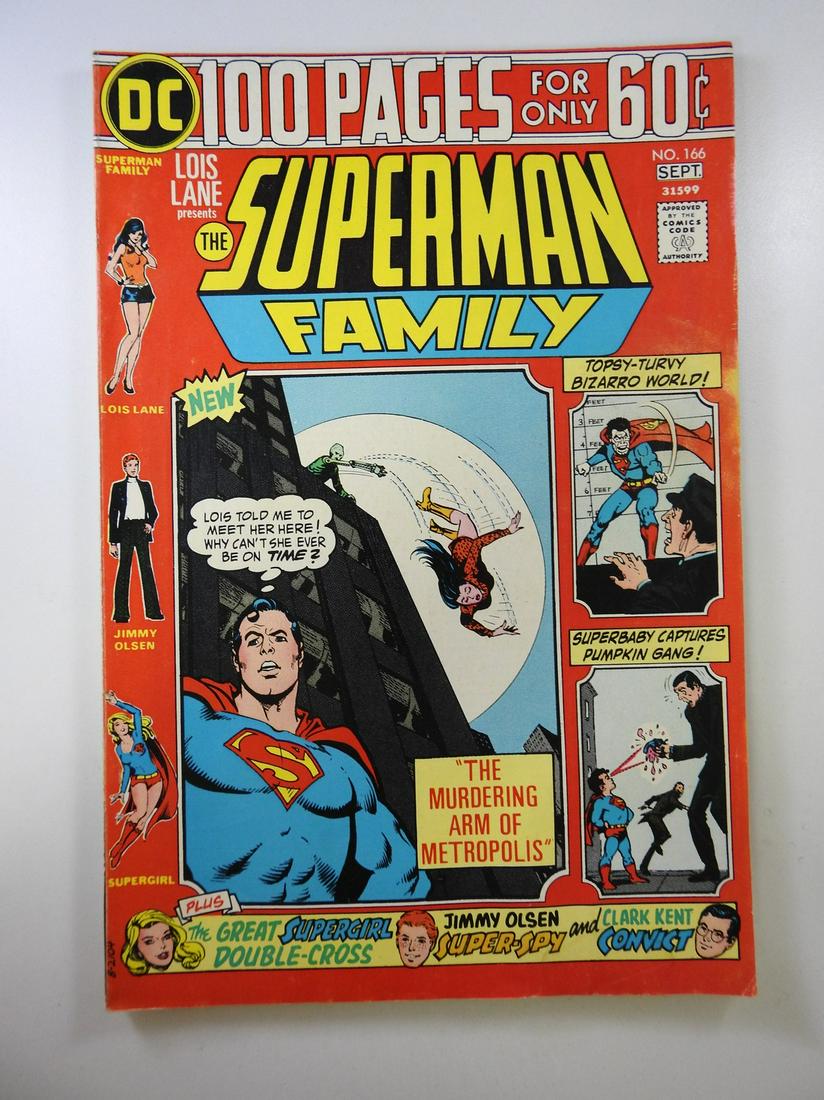 Superman Family #166: No Reserve! Superman Family #166: VG+ Shipping: Individual Comics: Flat-rate of $9.99 (1-8 comics) or $19.99 (9+ comics) to anywhere within the contiguous U.S. International: Foreign shipping rates ar