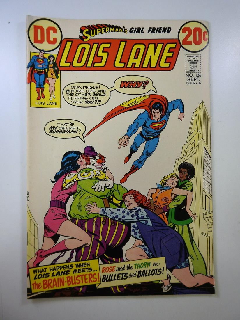 Superman's Girlfriend Lois Lane #126: No Reserve! Superman's Girlfriend Lois Lane #126: VG+ Shipping: Individual Comics: Flat-rate of $9.99 (1-8 comics) or $19.99 (9+ comics) to anywhere within the contiguous U.S. International: Foreign s