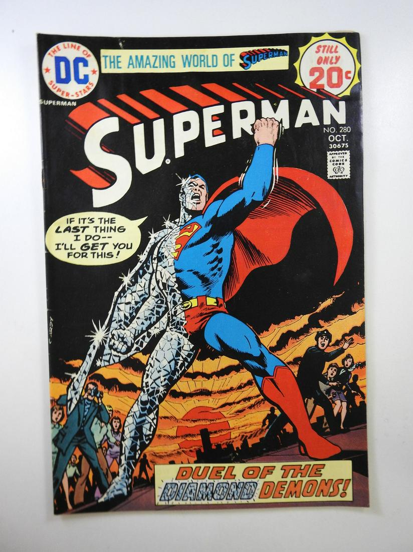 Superman #280: No Reserve! Superman #280: VG Shipping: Individual Comics: Flat-rate of $9.99 (1-8 comics) or $19.99 (9+ comics) to anywhere within the contiguous U.S. International: Foreign shipping rates are determ