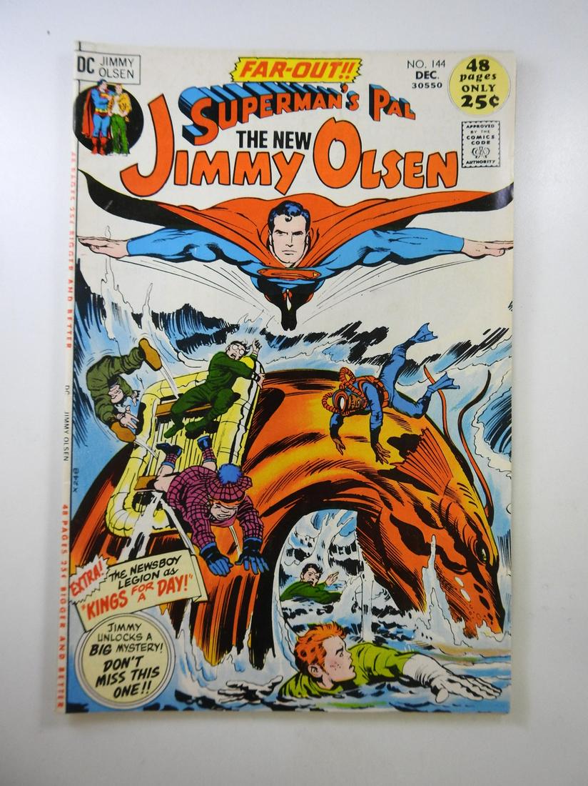 Superman's Pal Jimmy Olsen #144: No Reserve! Superman's Pal Jimmy Olsen #144: VG Shipping: Individual Comics: Flat-rate of $9.99 (1-8 comics) or $19.99 (9+ comics) to anywhere within the contiguous U.S. International: Foreign shippin