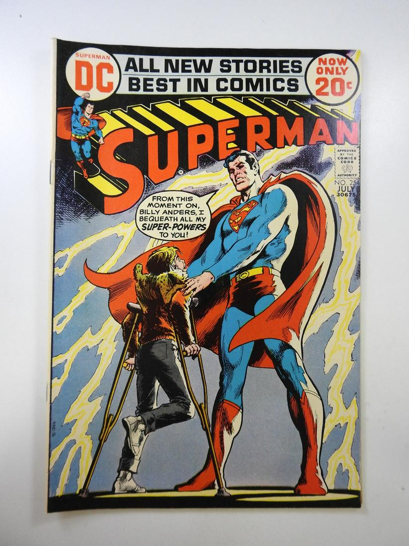 Superman #254: No Reserve! Superman #254: VG+ Shipping: Individual Comics: Flat-rate of $9.99 (1-8 comics) or $19.99 (9+ comics) to anywhere within the contiguous U.S. International: Foreign shipping rates are deter
