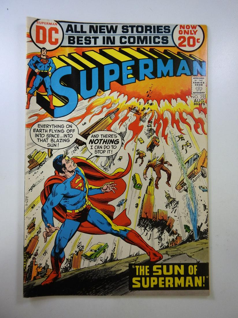 Superman #255: No Reserve! Superman #255: VG+ Shipping: Individual Comics: Flat-rate of $9.99 (1-8 comics) or $19.99 (9+ comics) to anywhere within the contiguous U.S. International: Foreign shipping rates are deter
