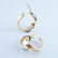 14K Yellow and White Gold - Earring - 3