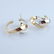 14K Yellow and White Gold - Earring - 4