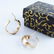 14K Yellow and White Gold - Earring - 5