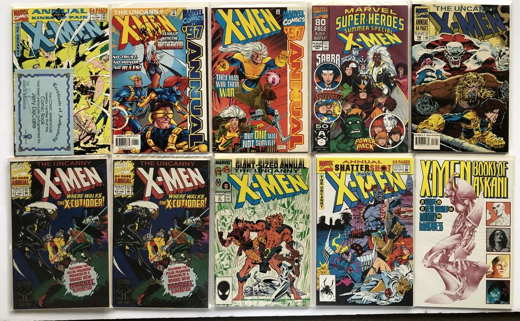 X-MEN COLLECTION #4 - 200+ ISSUES-1 signed (1 of 10)
