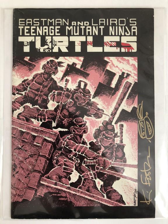 THE SIGNED TEENAGE MUTANT NINJA TURTLE (1 of 2)