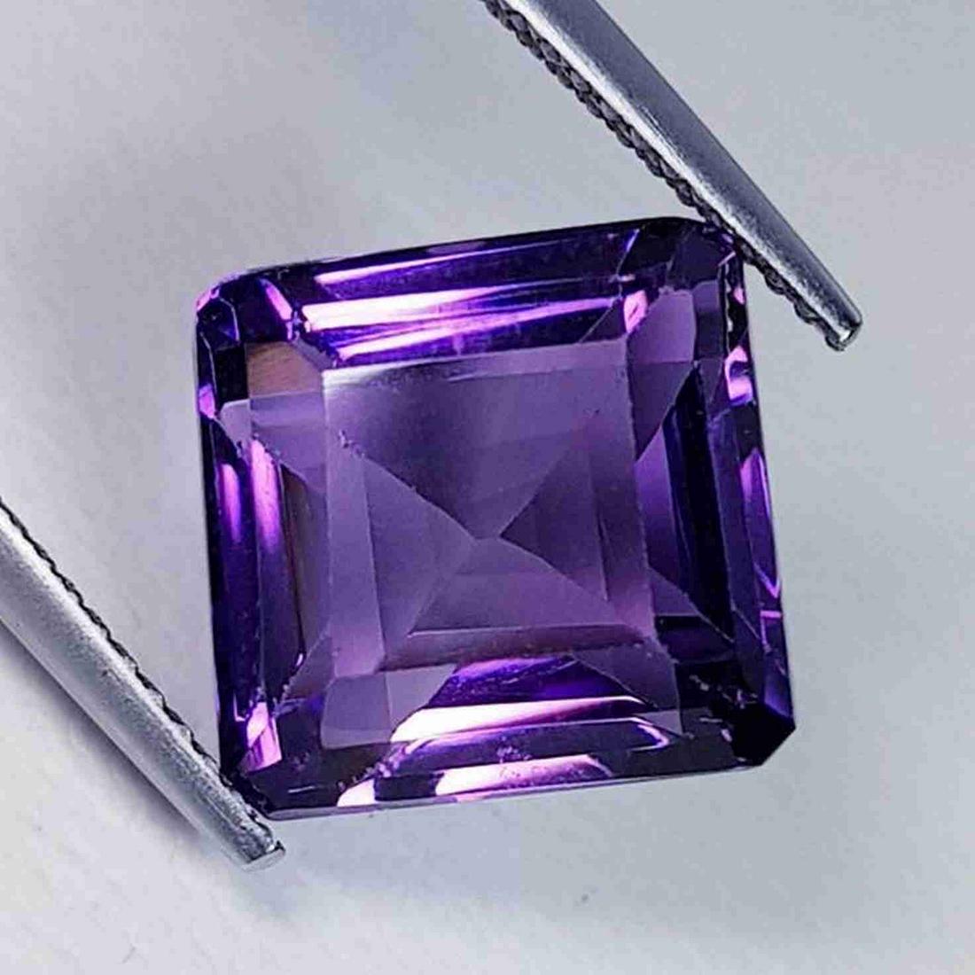 Natural Amethyst Square Cut 8.65 ct (1 of 6)