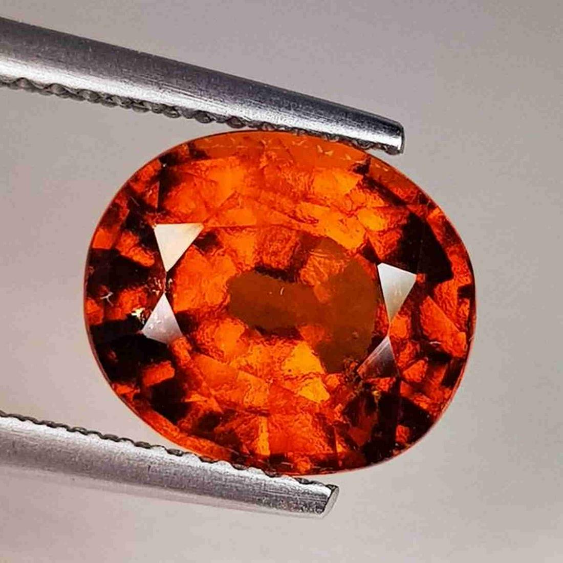 Natural Hessonite Garnet Oval Cut 4.26 ct (1 of 5)