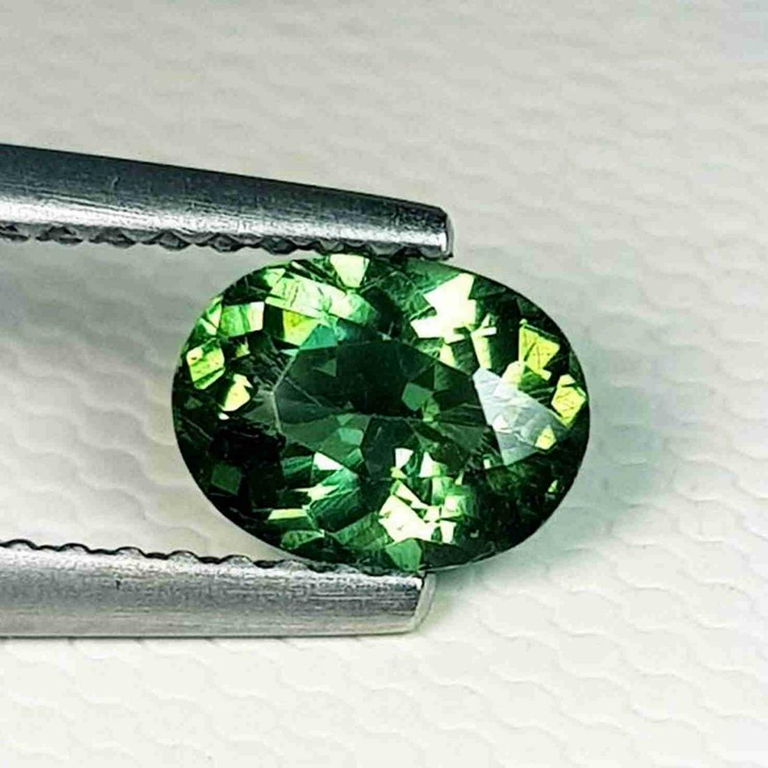 0.75 ct Natural Green Apatite Oval Cut (1 of 6)