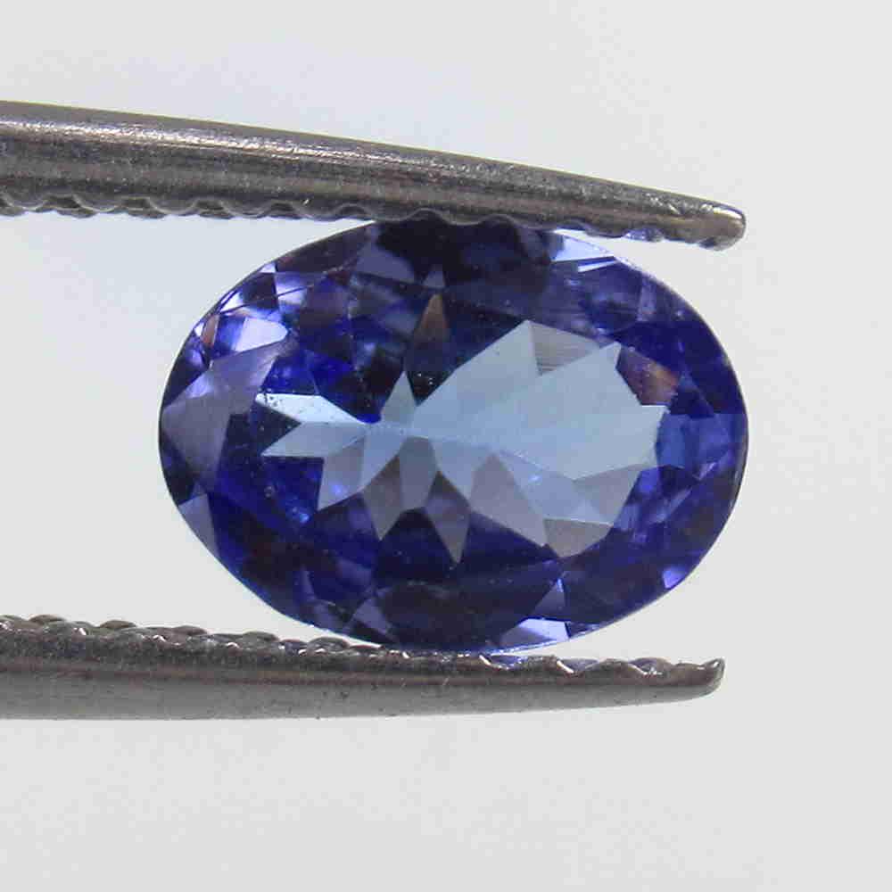 0.75 Ctw Natural Tanzanite 7x5 mm Oval Cut: No Reserve! Title: 0.75 Ctw Natural Tanzanite 7x5 mm Oval Cut Stone Clarity: VVS Gemstone: Tanzanite Carat Weight: 0.75 Size/Dimensions: 7.00 x 5.10 x 2.90 mm Additional Information: Top Class Luster 