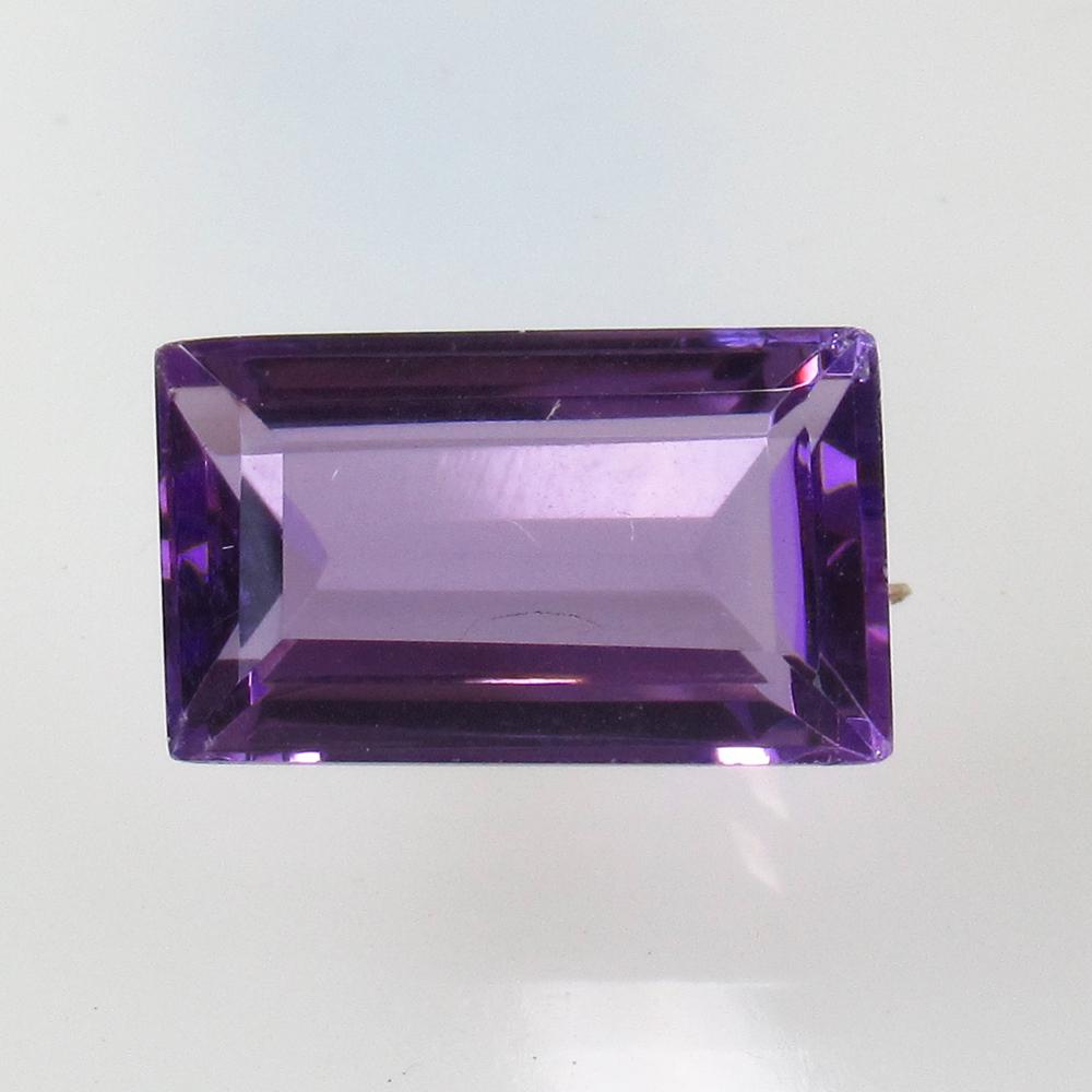 7.19 Ct Natural Purple Amethyst Rectangle Cut (1 of 2)