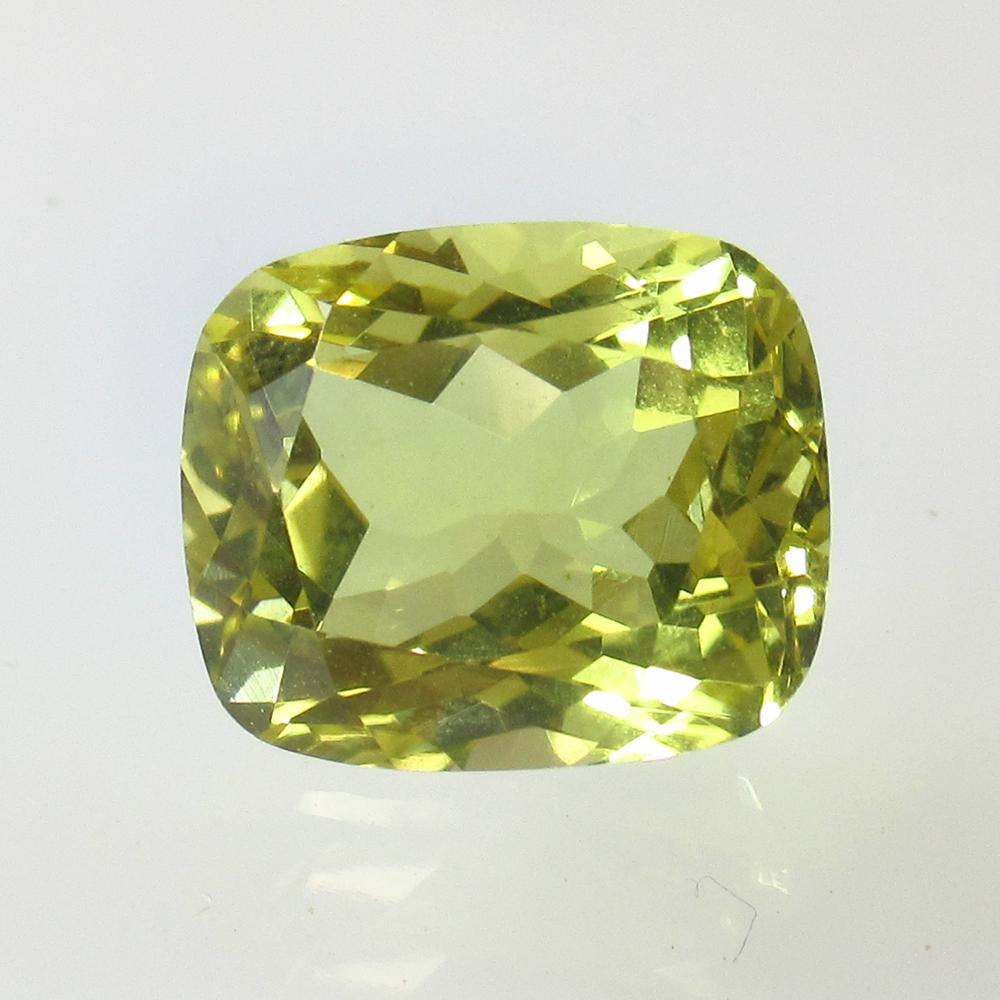 6.09 Ct Natural Lemon Quartz Cushion Cut: No Reserve! Title: 6.09 Ct Natural Lemon Quartz Cushion Cut Stone Clarity: VVS Gemstone: Natural Lemon Quartz Carat Weight: 6.09 Size/Dimensions: 12.10 x 10.10 x 7.80 mm Additional Information: Good L