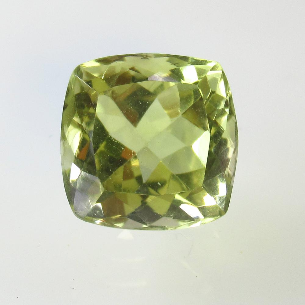 7.00 Ct Natural Lemon Quartz Cushion Cut: No Reserve! Title: 7.00 Ct Natural Lemon Quartz Cushion Cut Stone Clarity: VVS Gemstone: Natural Lemon Quartz Carat Weight: 7 Size/Dimensions: 11.50 x 11.40 x 8.80 mm Additional Information: Good Lust