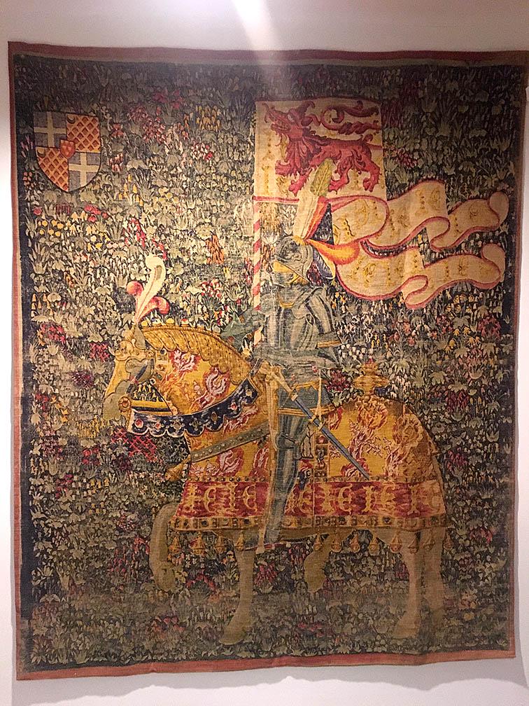 Antique Tapestry Rug 4'9'' X 5'8'' (1 of 5)