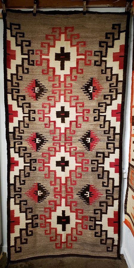Navajo Woven Long Rug ca 1920 (1 of 8)