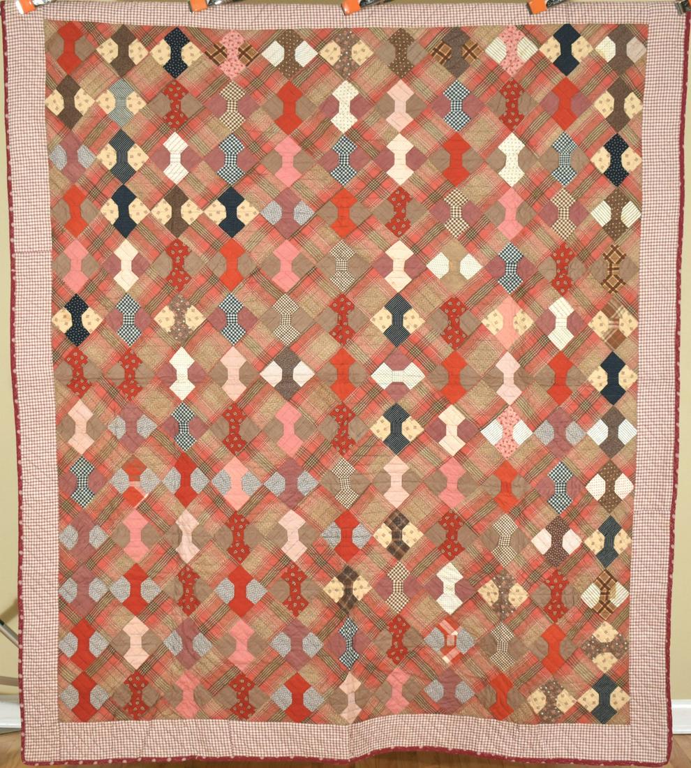 1880's Bow Ties Quilt (1 of 8)