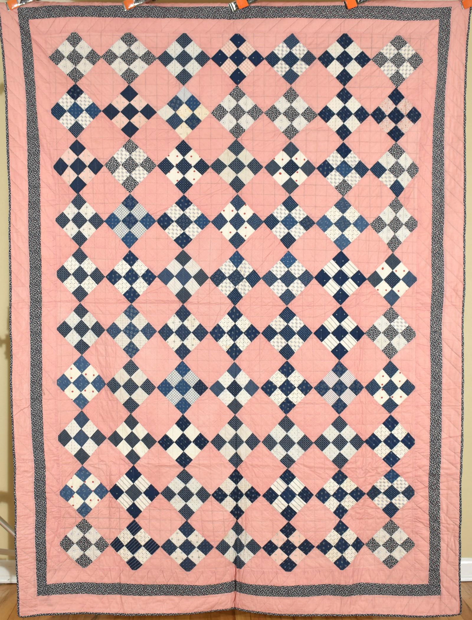 20's 9-Patch on Point Quilt (1 of 9)