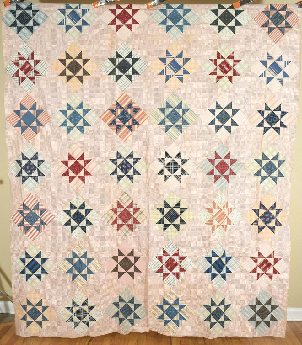 Vintage 1880's Variable Star Antique Quilt Top (1 of 10)