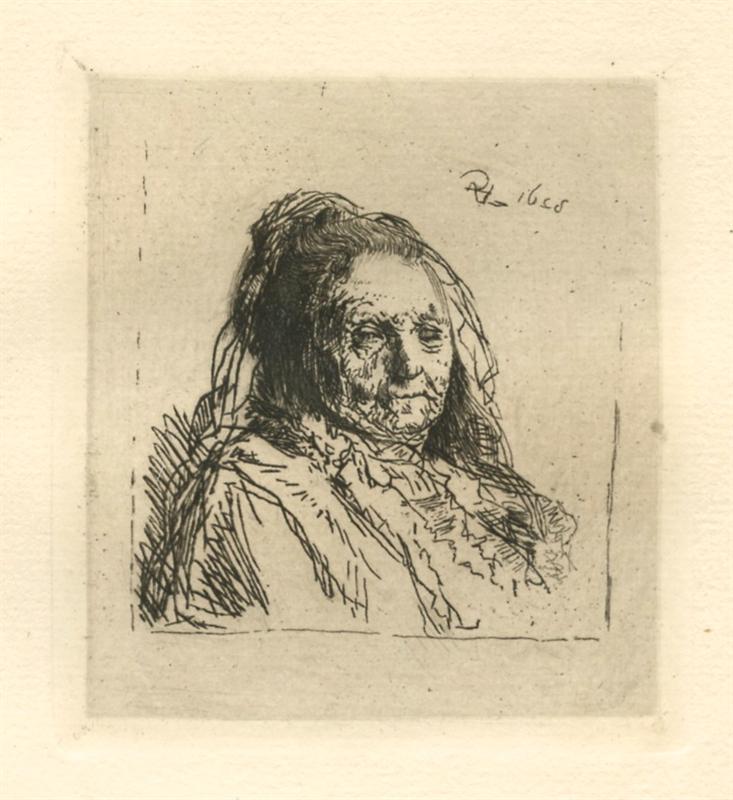 Rembrandt van Rijn (after) "The Artist's Mother" (1 of 1)