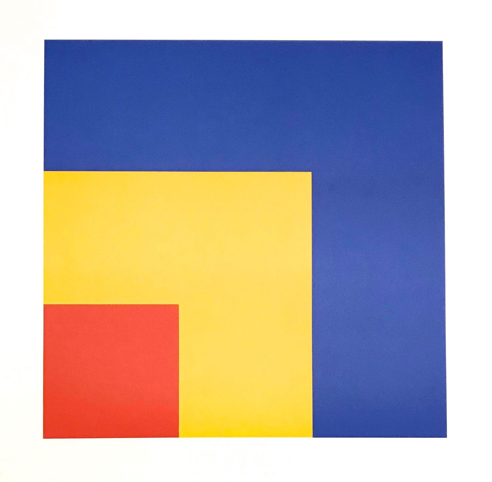 Ellsworth Kelly large lithograph "Red, Yellow, Blue" (1 of 2)