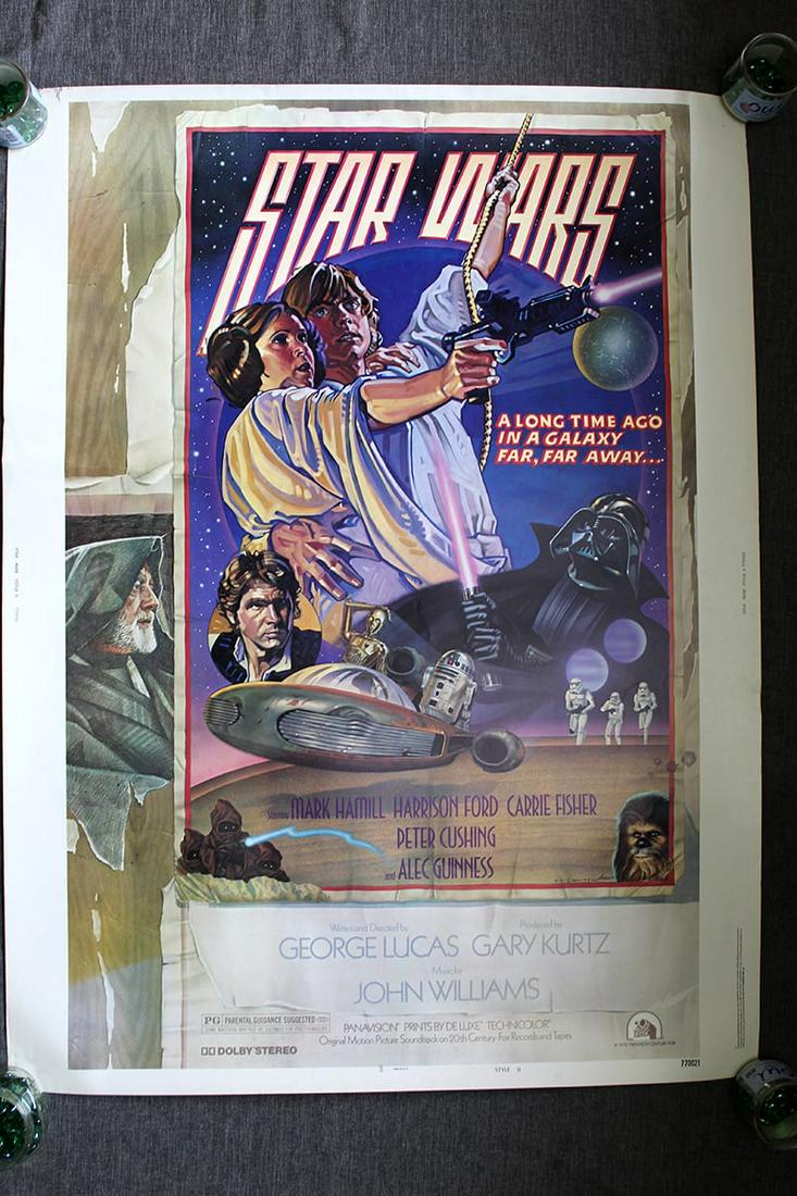 Star Wars Style 'D' (1978) 30" x 40" US Movie Poster (1 of 4)