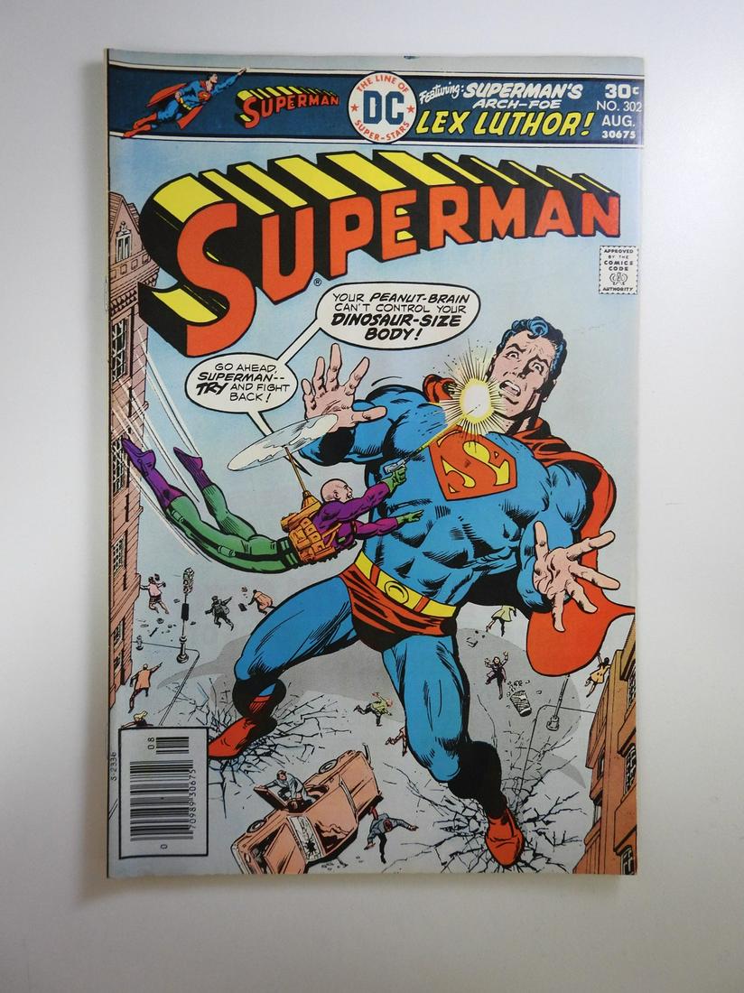 Superman #302: No Reserve! Superman #302. FN Shipping: Individual Comics: Flat-rate of $9.99 (1-8 comics) or $19.99 (9+ comics) to anywhere within the contiguous U.S. International: Foreign shipping rates are determ