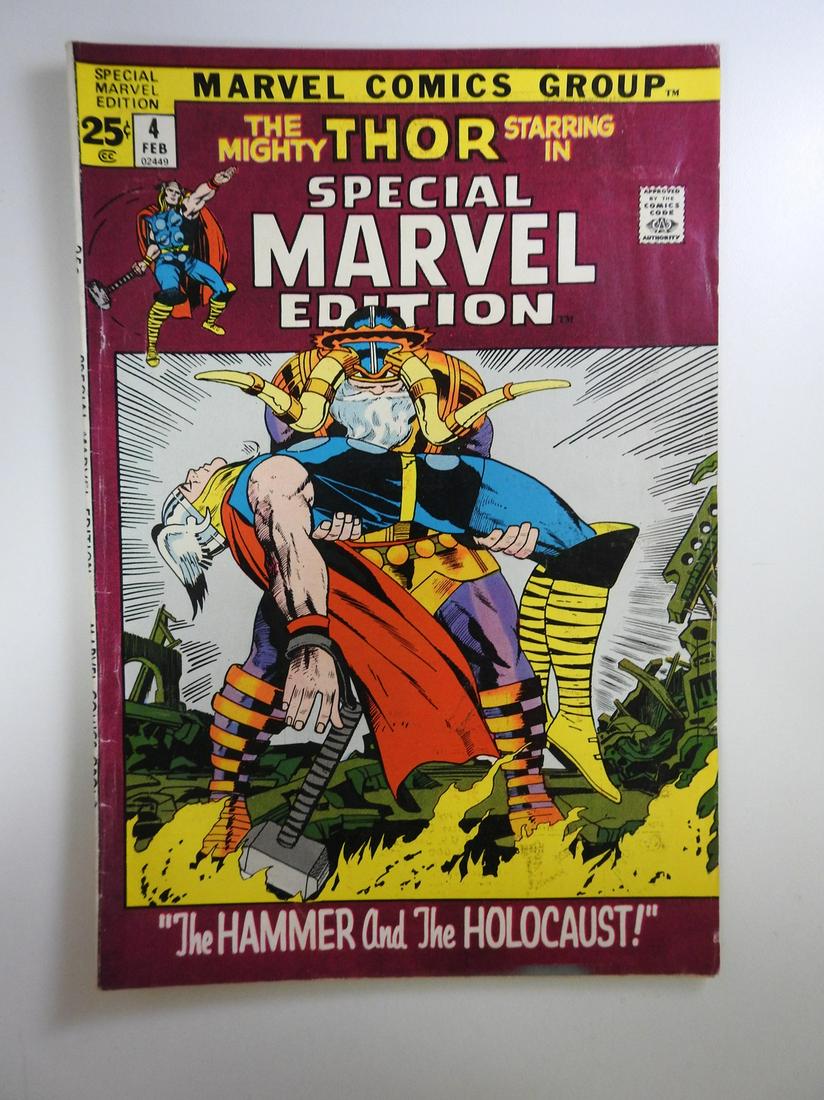 Special Marvel Edition #4: No Reserve! Special Marvel Edition #4. VG+ Shipping: Individual Comics: Flat-rate of $9.99 (1-8 comics) or $19.99 (9+ comics) to anywhere within the contiguous U.S. International: Foreign shipping rat