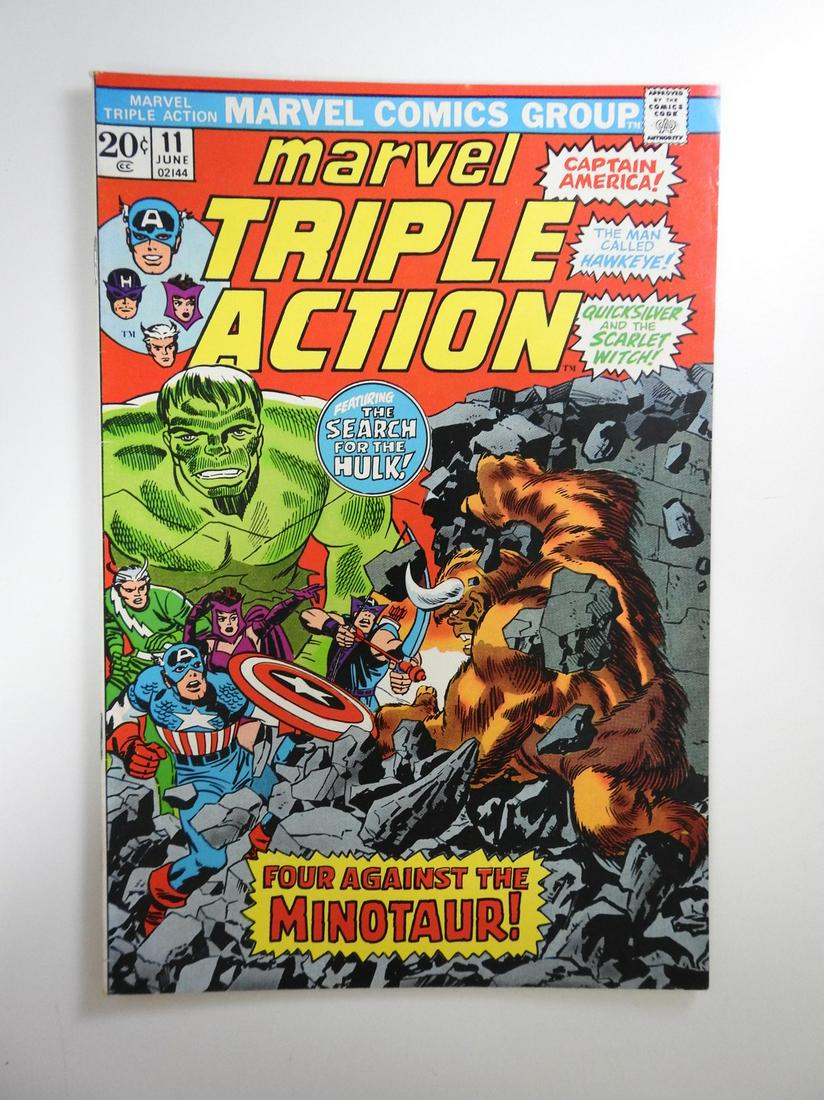 Marvel Triple Action #11: No Reserve! Marvel Triple Action #11. FN Shipping: Individual Comics: Flat-rate of $9.99 (1-8 comics) or $19.99 (9+ comics) to anywhere within the contiguous U.S. International: Foreign shipping rates