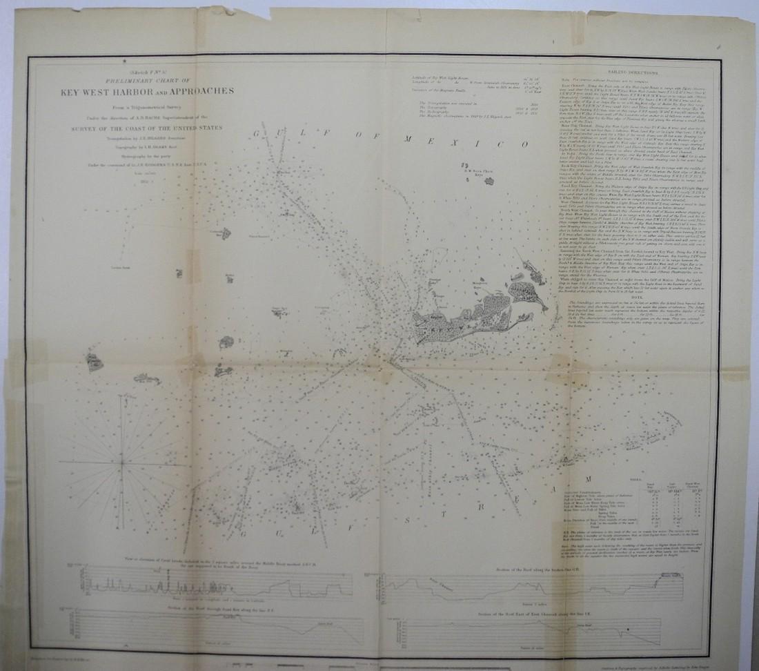 (Sketch F, No.5) Preliminary Chart of Key West Harbor (1 of 1)