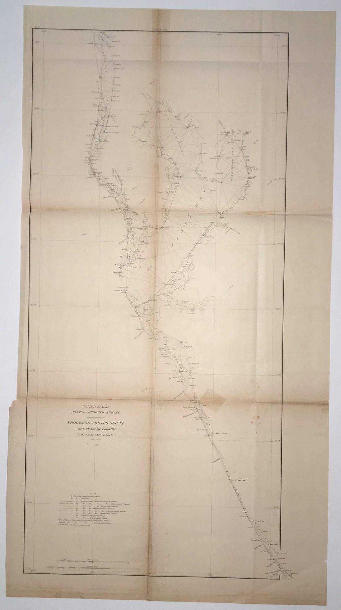 Progress Sketch Sec. VI West Coast of Florida Tampa Bay (1 of 3)