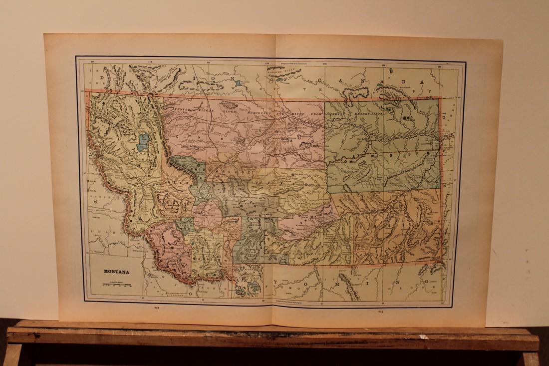 1889 Map of Montana (1 of 3)