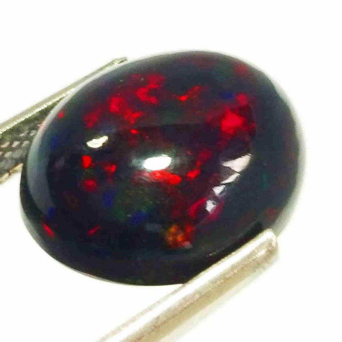 4.00 CTS STUNNING FIRE ! NATURAL EHIOPIAN BLACK OPAL (1 of 3)