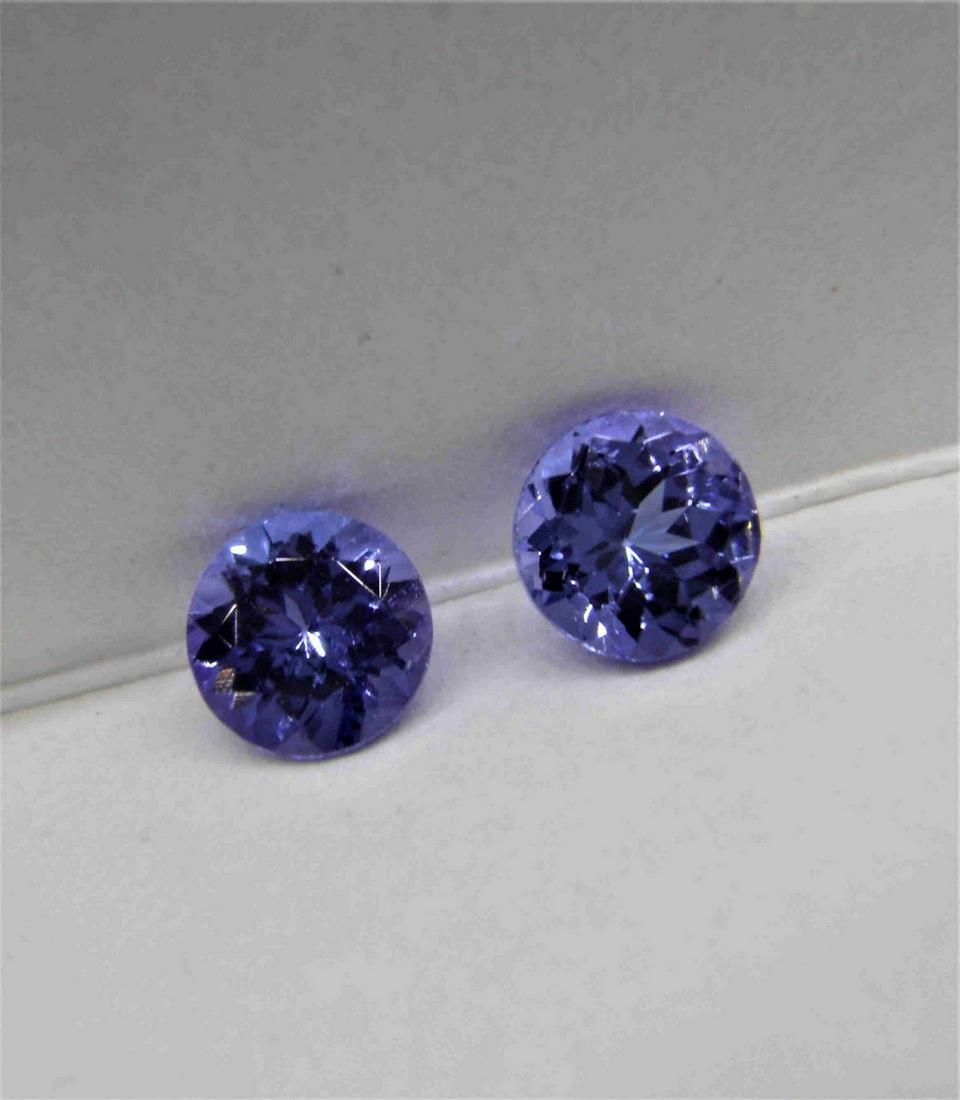 Tanzanite Round Pair - 1.00 ct (1 of 6)