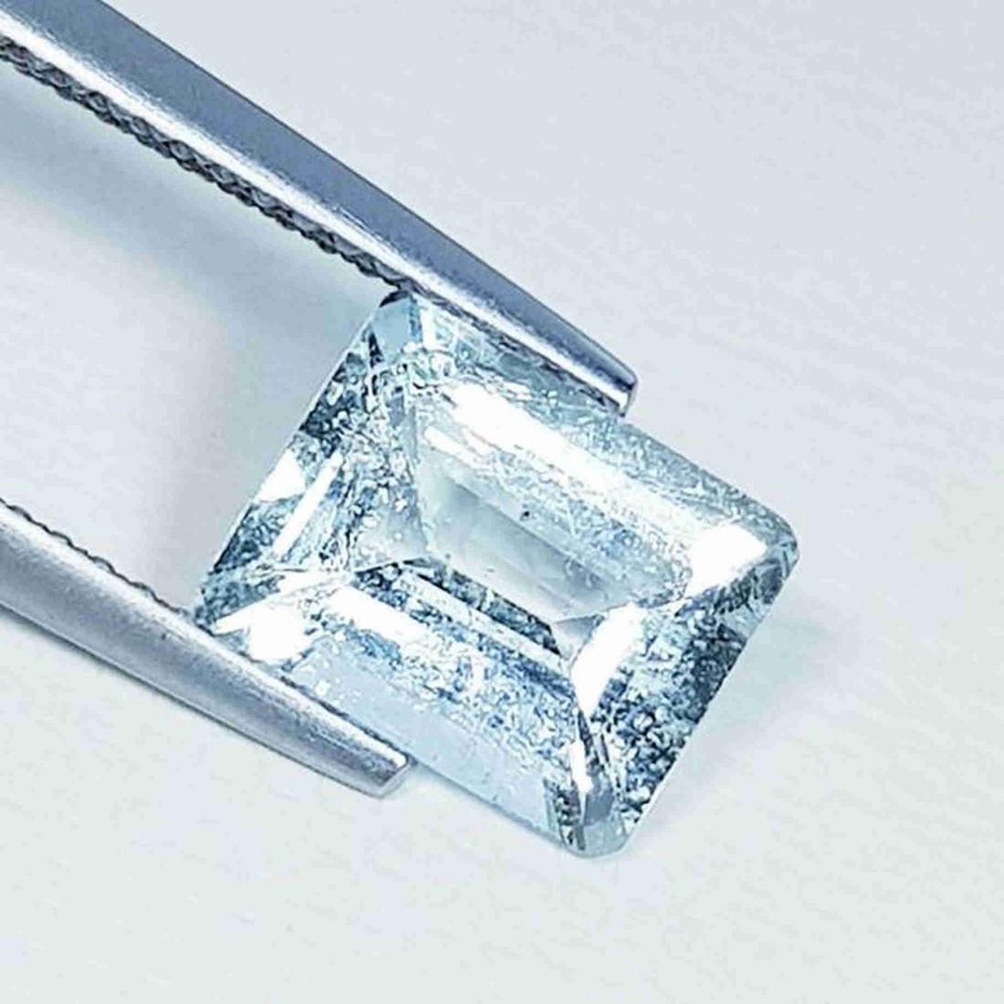 1.97 ct Natural Aquamarine Emerald Cut (1 of 5)