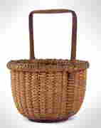 Antique Nantucket Lightship Basket, Small (1 of 4)