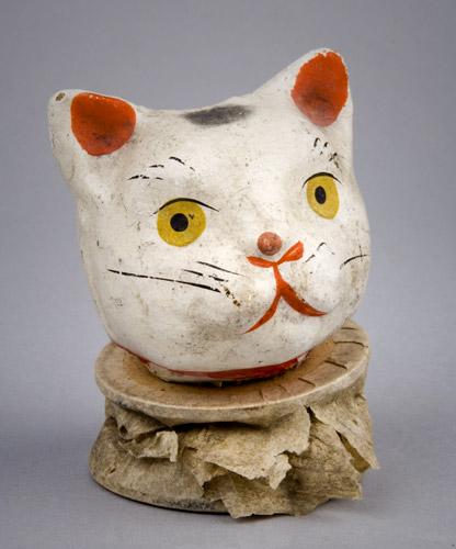 Squeak Toy, Cat Head Antique Squeak Toy (1 of 1)
