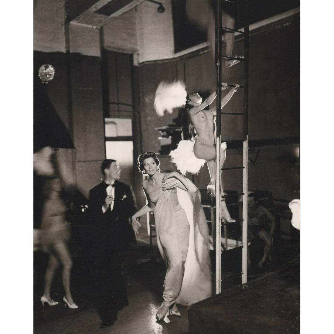 RICHARD AVEDON - Suzy Parker & Robin Tattersall, 1957: Artist: RICHARD AVEDON Print Title: Suzy Parker & Robin Tattersall at the Moulin Rouge, 1957 Suzy Parker (1932-2003) was an American model and actress active from 1947 into the early 1960s. Her modeli