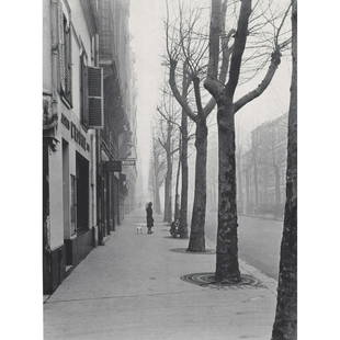 LOUIS STETTNER - Paris Street Scene, c.1947: Artist: LOUIS STETTNER Print Title: Paris Street Scene, c.1947 Medium: Sheet-fed Gravure Printing Date: 1970's Printed: Switzerland Image Size: 10 X 7.50 inches Louis Stettner (1922-2016) was an Ameri