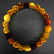 Splendid Unique Vintage Amber Bracelet made from Hand